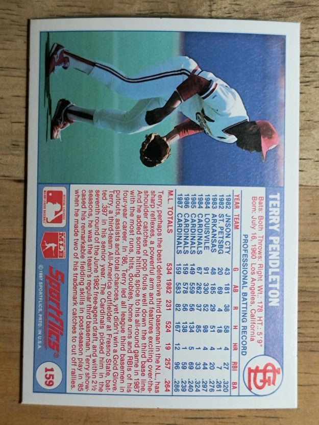1988 Sportflics #159 Terry Pendleton