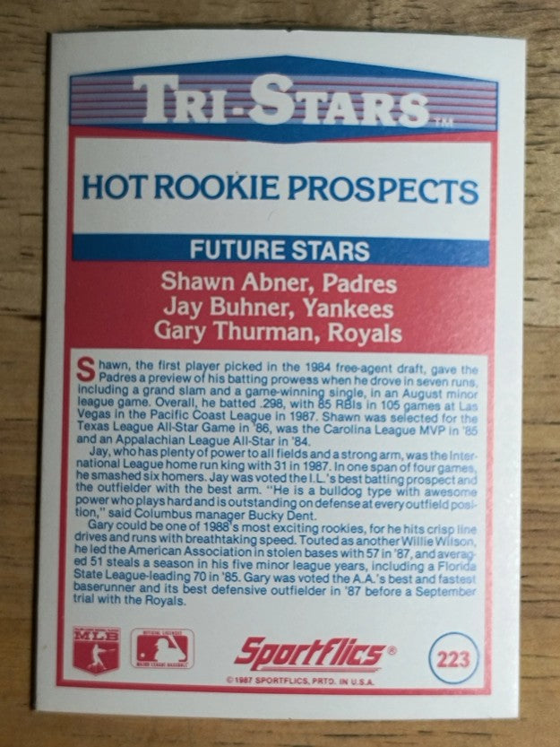 1988 Sportflics #223 Jay Buhner