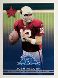 2002 Leaf Rookies and Stars #199 Josh McCown RC