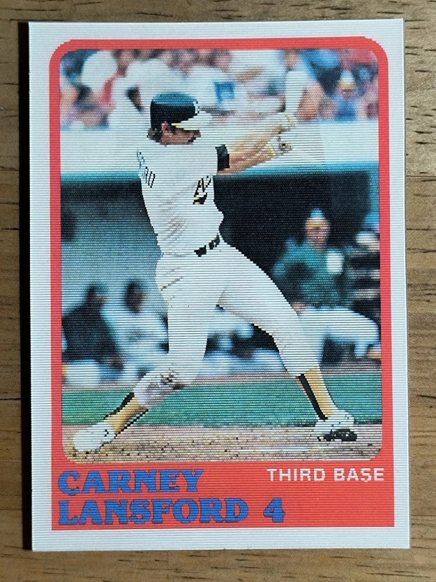 1988 Sportflics #202 Carney Lansford