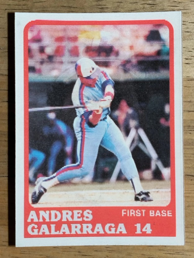 1988 Sportflics #182 Andres Galarraga