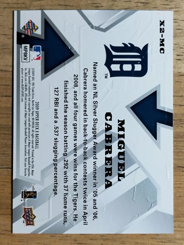 2009 Upper Deck X Xponential 2 #MC Miguel Cabrera