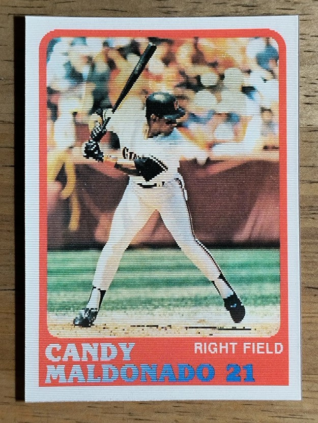 1988 Sportflics #126 Candy Maldonado