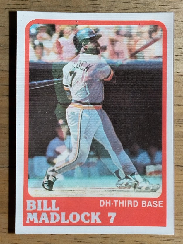 1988 Sportflics #123 Bill Madlock