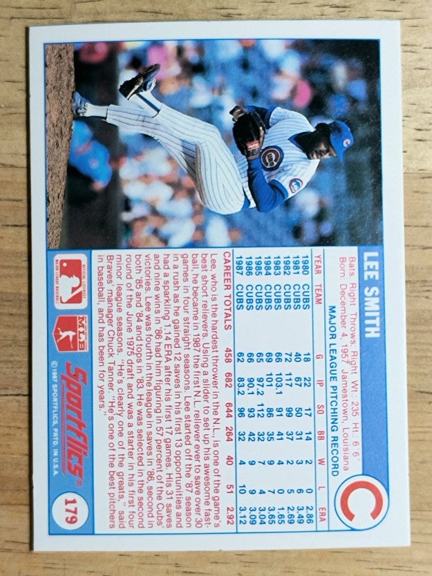 1988 Sportflics #179 Lee Smith