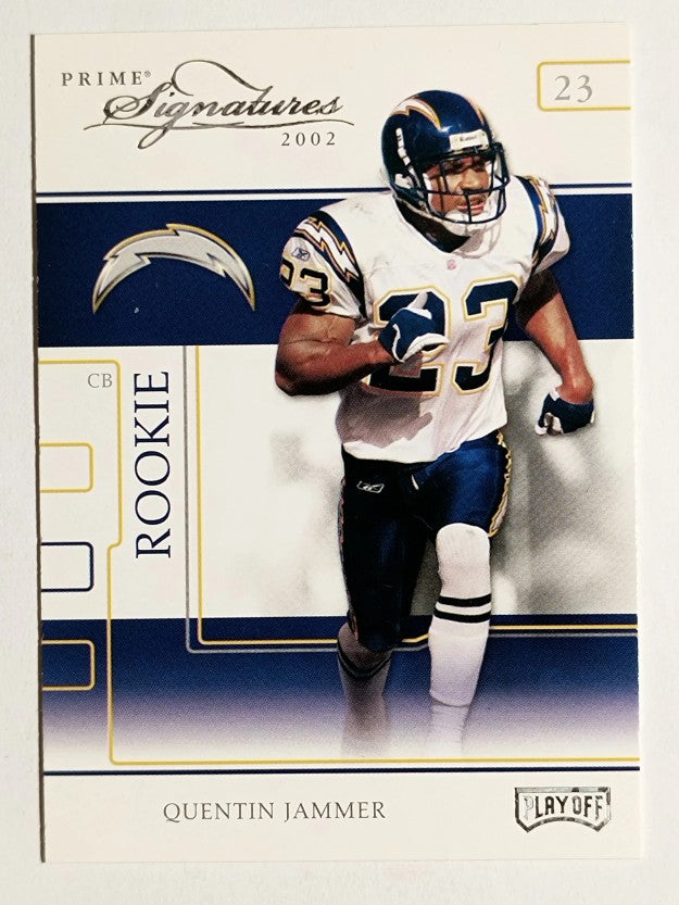 2002 Playoff Prime Signatures Samples #73 Quentin Jammer