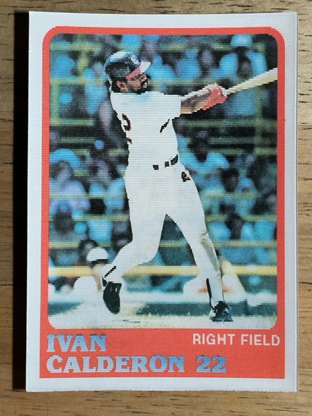 1988 Sportflics #166 Ivan Calderon