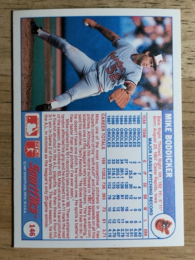 1988 Sportflics #146 Mike Boddicker