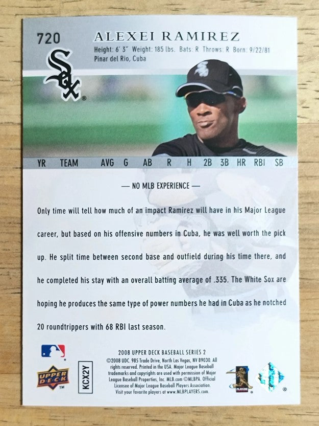 2008 Upper Deck #720 Alexei Ramirez RC