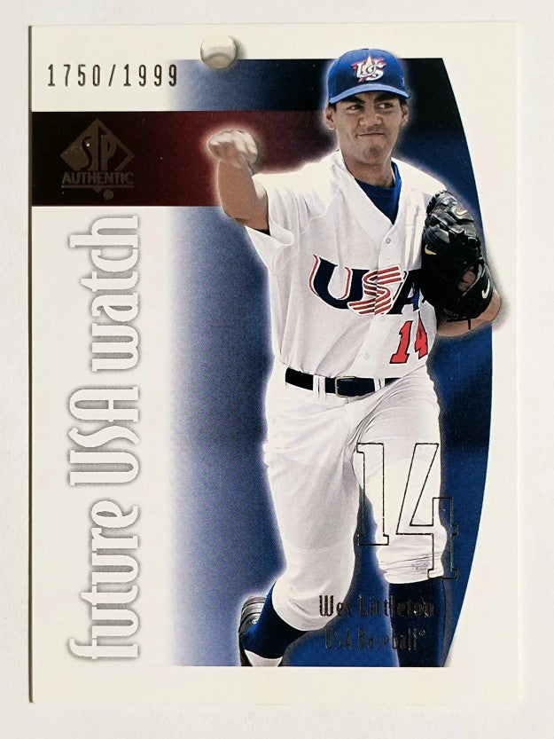 2002 SP Authentic USA Future Watch #USA4 Wes Littleton