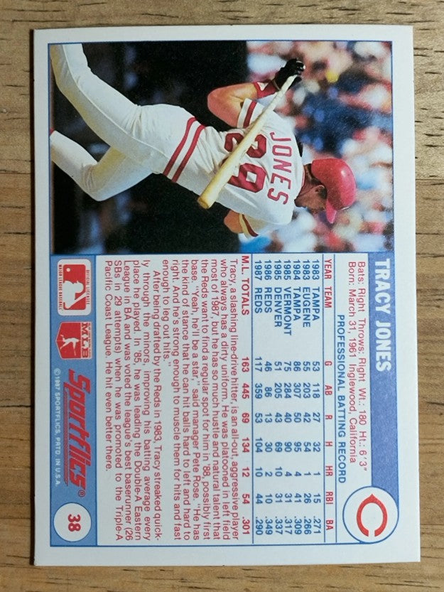 1988 Sportflics #38 Tracy Jones