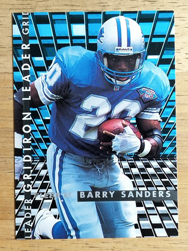 1995 Fleer Gridiron Leaders #5 Barry Sanders