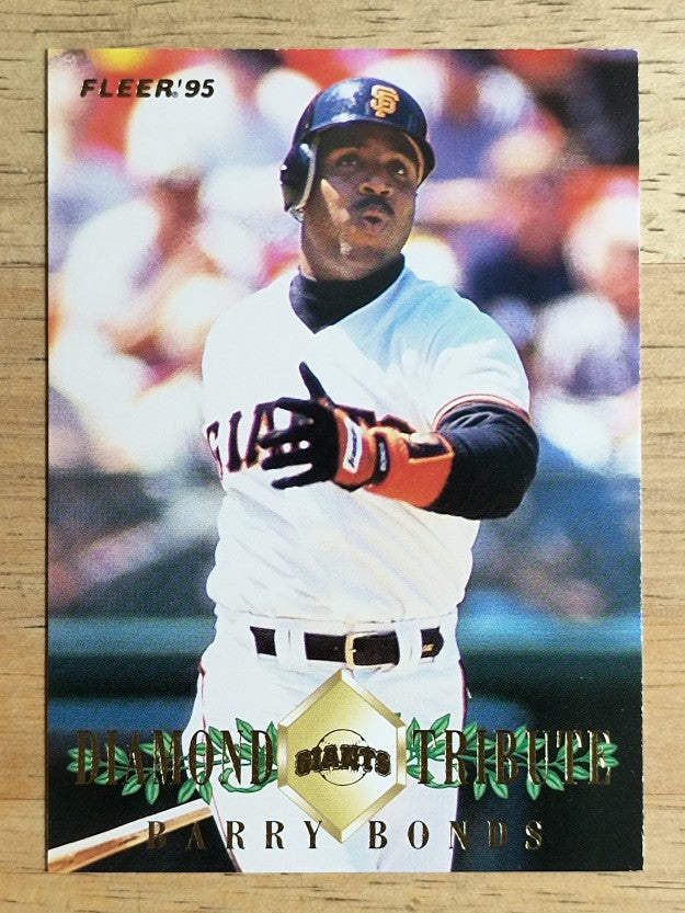 1995 Fleer Update Diamond Tribute #3 Barry Bonds