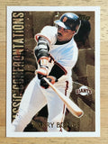 1996 Topps Classic Confrontations #CC6 Barry Bonds