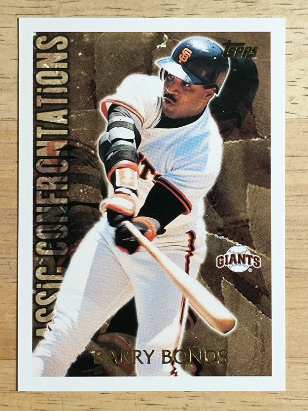 1996 Topps Classic Confrontations #CC6 Barry Bonds