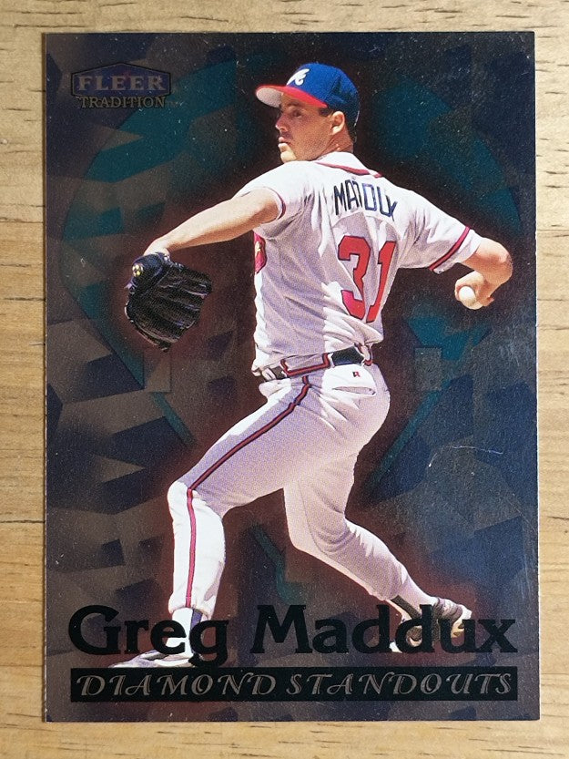 1998 Fleer Tradition Diamond Standouts #13 Greg Maddux