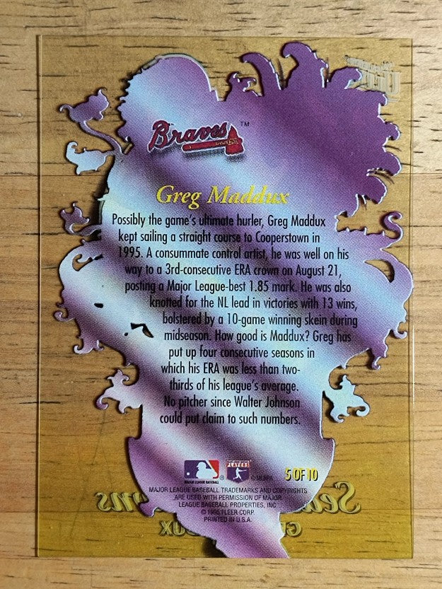 1996 Ultra Season Crowns #5 Greg Maddux
