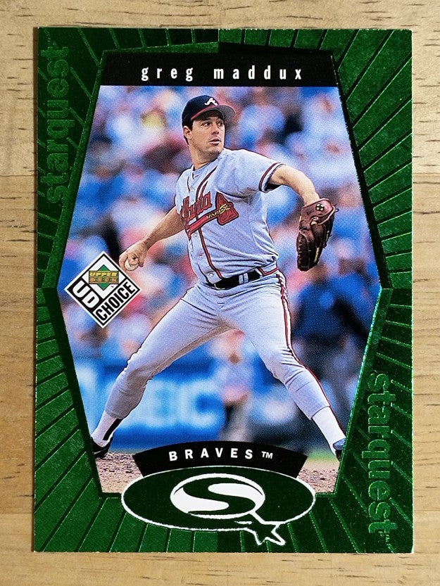 1999 UD Choice StarQuest Green #11 Greg Maddux