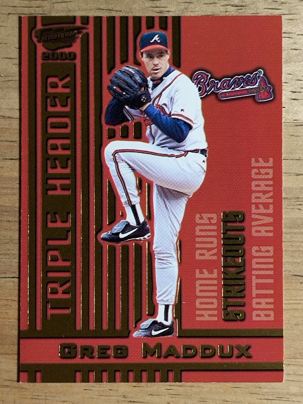 2000 Revolution Triple Header #23 Greg Maddux