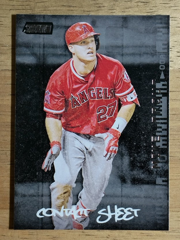 2017 Stadium Club Contact Sheet #CSMT Mike Trout