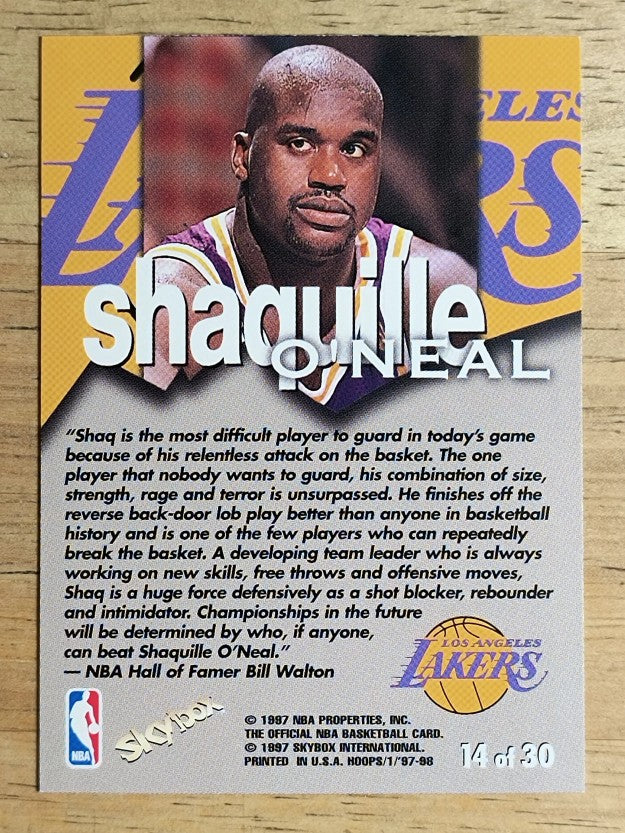 1997-98 Hoops Talkin' Hoops #14 Shaquille O'Neal