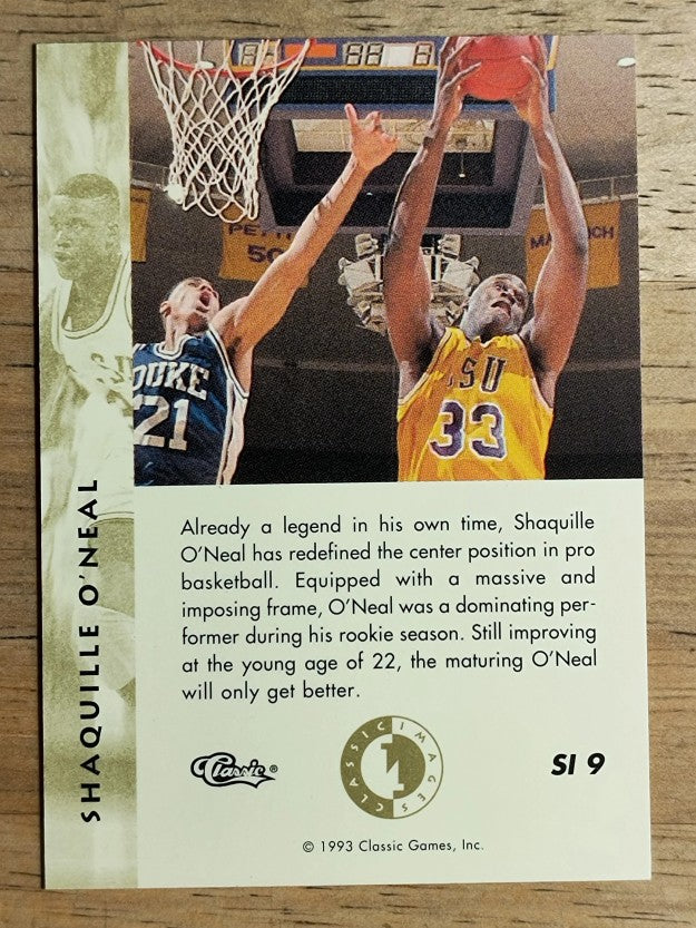 1993-94 Images Four Sport Sudden Impact #SI9 Shaquille O'Neal