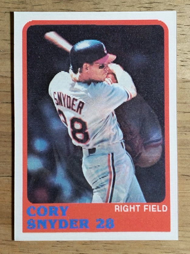 1988 Sportflics #29 Cory Snyder