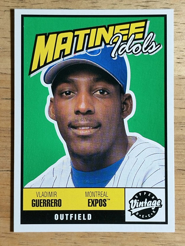 2001 Upper Deck Vintage Matinee Idols #M15 Vladimir Guerrero