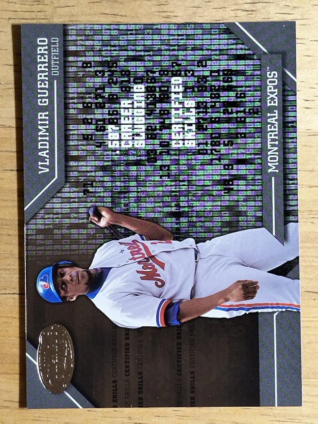 2002 Leaf Certified Skills #18 Vladimir Guerrero