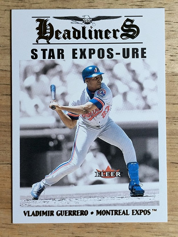 2002 Fleer Headliners #6 Vladimir Guerrero