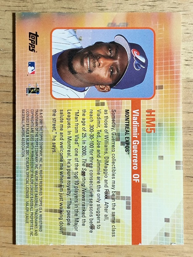 2002 Topps Hobby Masters #HM5 Vladimir Guerrero