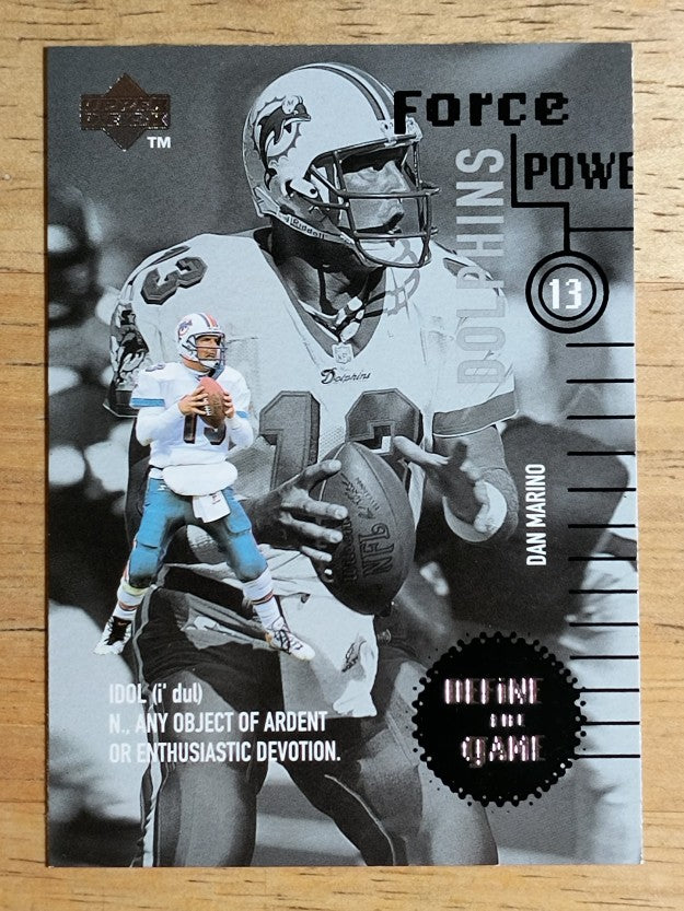 1998 Upper Deck Define the Game #DG1 Dan Marino