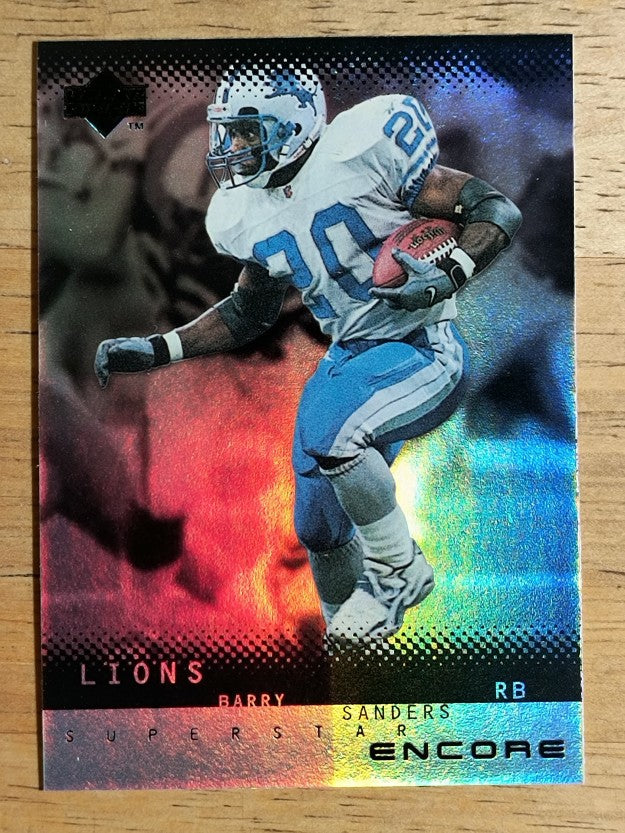 1998 Upper Deck Encore Superstar Encore #RR2 Barry Sanders