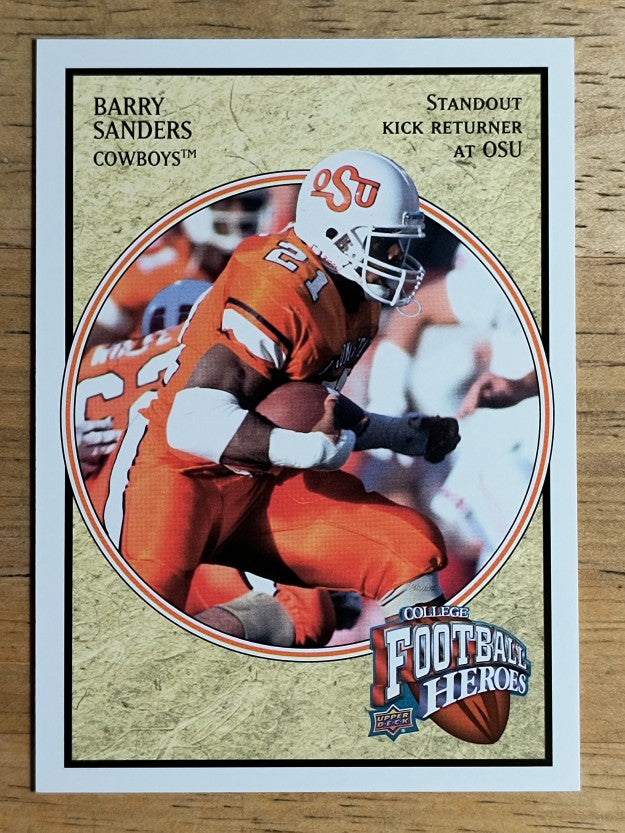 2013 Upper Deck Barry Sanders Heroes #BS4 Barry Sanders