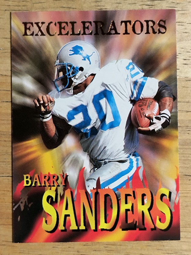 1996 SkyBox Impact Excelerators #9 Barry Sanders