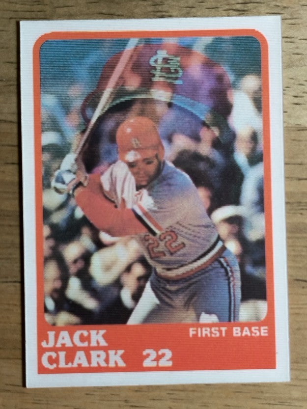 1988 Sportflics #18 Jack Clark