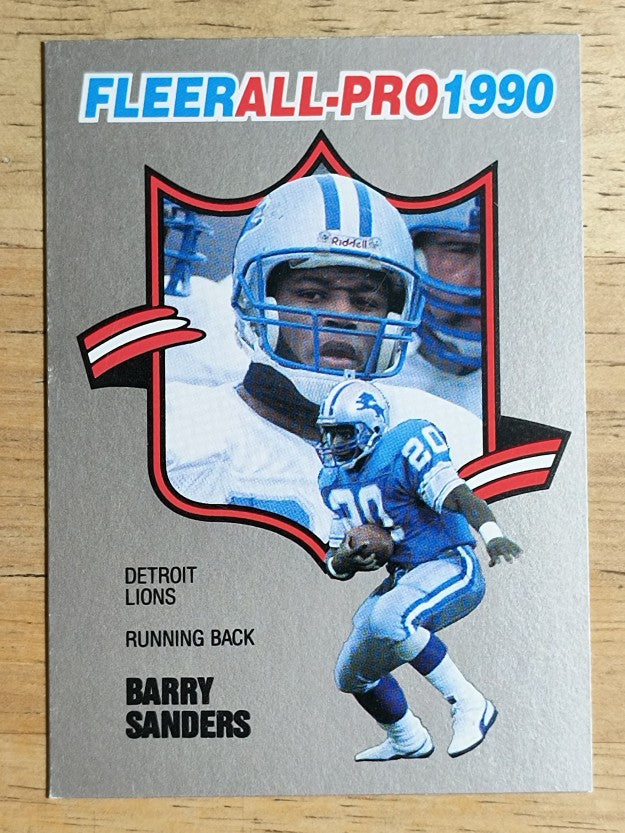 1990 Fleer All-Pros #4 Barry Sanders