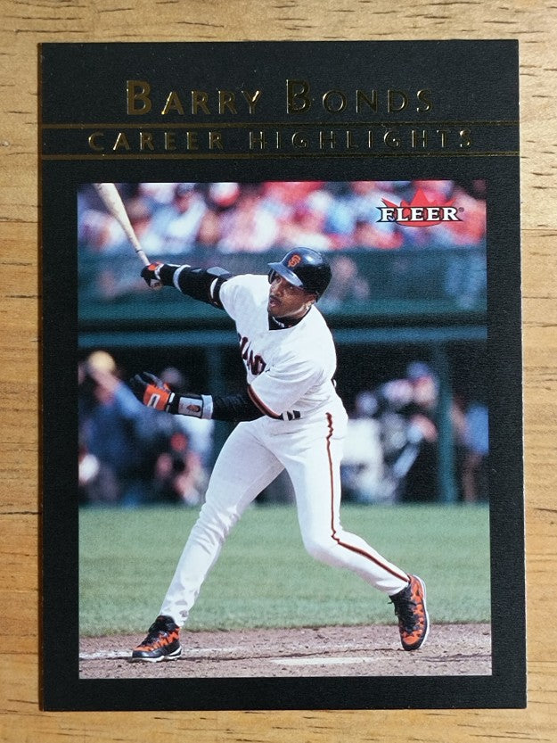 2002 Fleer Barry Bonds Career Highlights #5 Barry Bonds (NM)