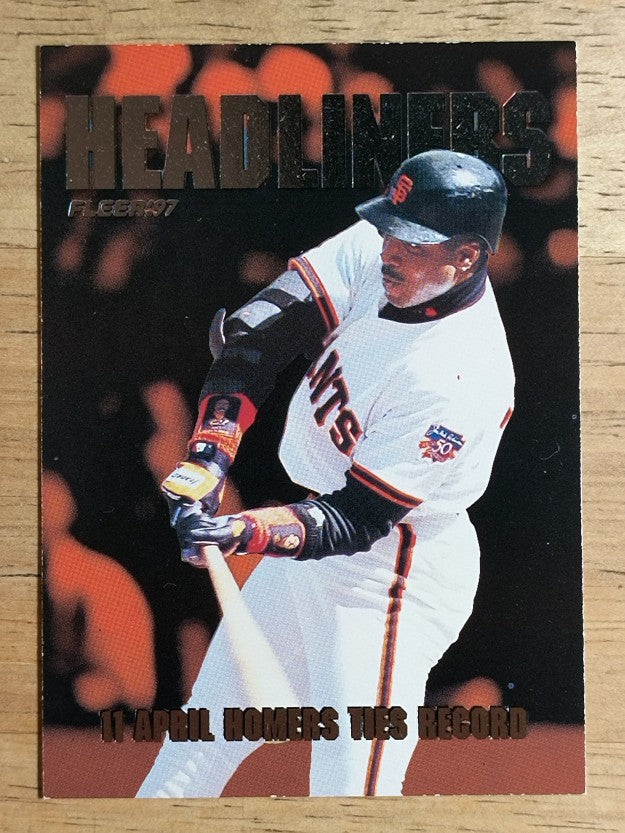 1997 Fleer Headliners #3 Barry Bonds