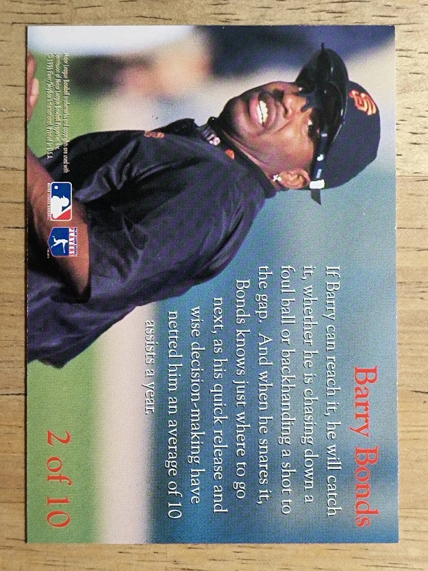 1996 Fleer Update Smooth Leather #2 Barry Bonds
