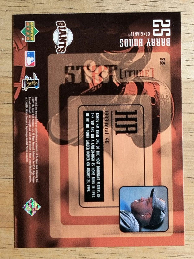 2000 Upper Deck Statitude #S25 Barry Bonds