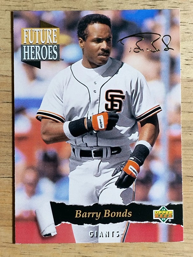 1993 Upper Deck Future Heroes #56 Barry Bonds