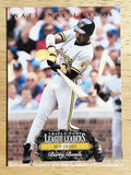 1993 Triple Play League Leaders #L1 Barry Bonds/Dennis Eckersley