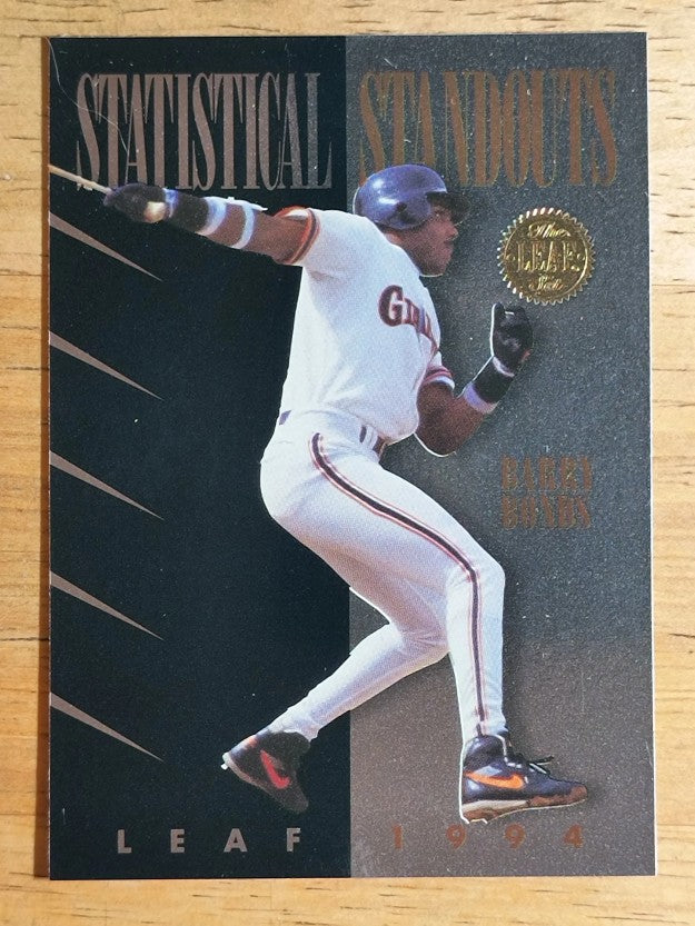 1994 Leaf Statistical Standouts #2 Barry Bonds