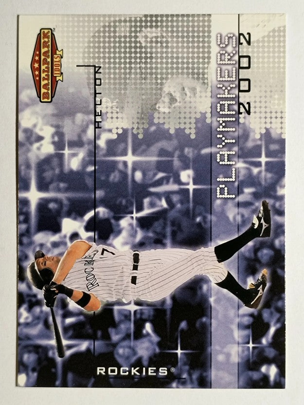2002 Upper Deck Ballpark Idols Playmakers #P20 Todd Helton