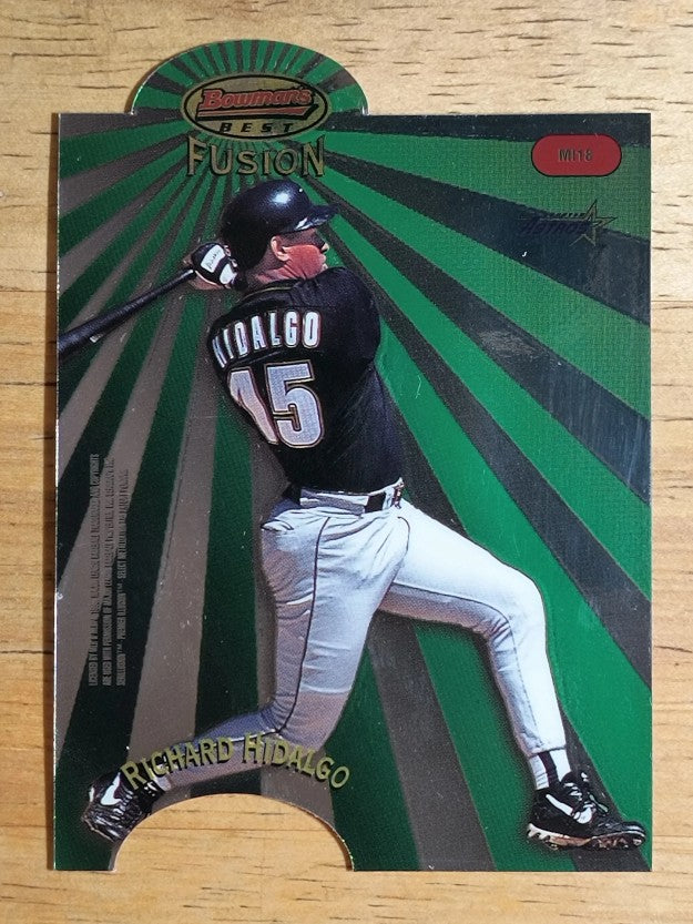1998 Bowman's Best Mirror Image Fusion #MI18 Barry Bonds/Richard Hidalgo