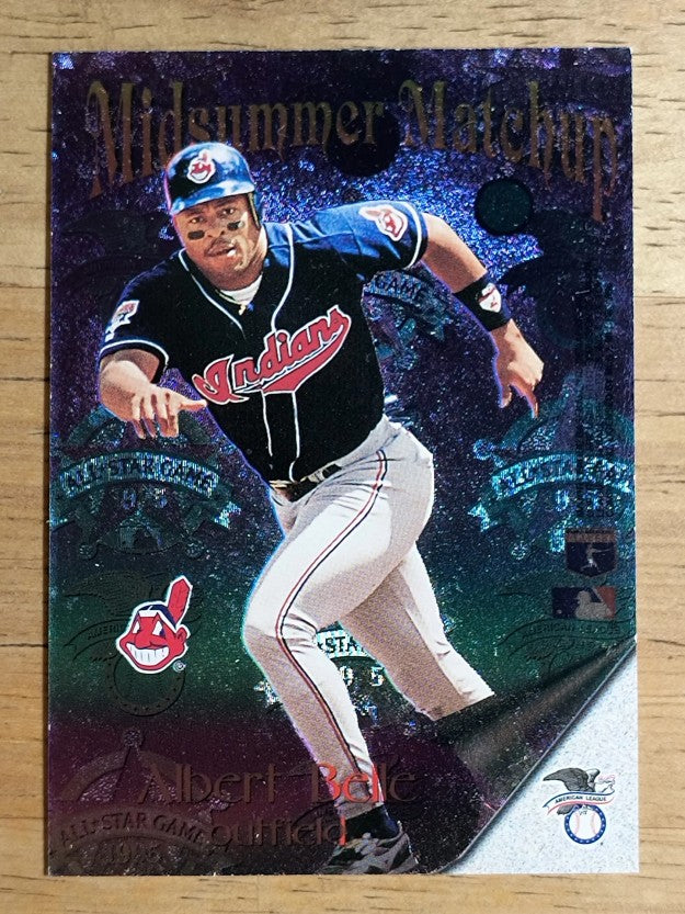 1996 Stadium Club Midsummer Matchups #M7 Barry Bonds/Albert Belle