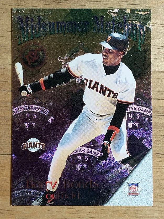 1996 Stadium Club Midsummer Matchups #M7 Barry Bonds/Albert Belle