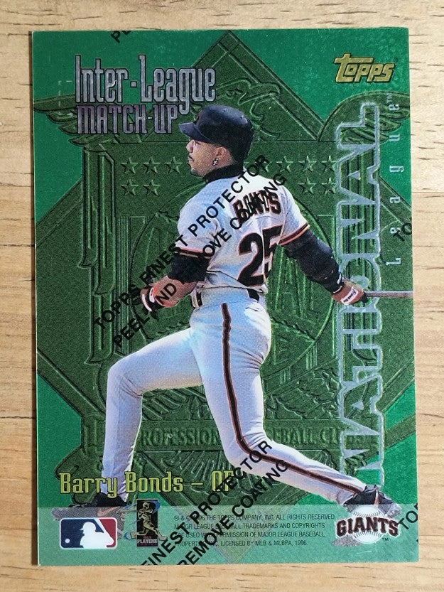 1997 Topps Inter-League Finest #ILM1 Mark McGwire/Barry Bonds