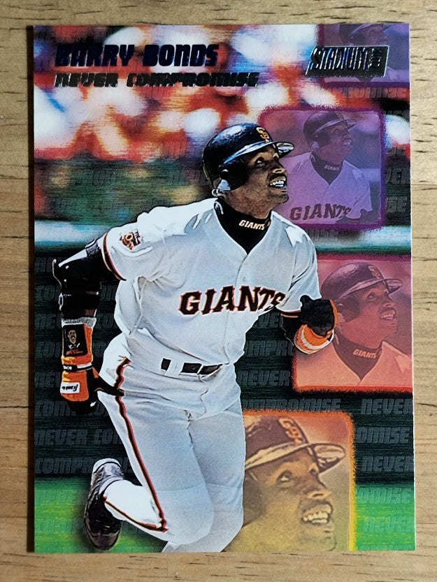 1998 Stadium Club Never Compromise #NC12 Barry Bonds